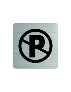 TABLICZKA tablica nierdzewna Z GRAWEREM zakaz PARKOWANIA piktogram