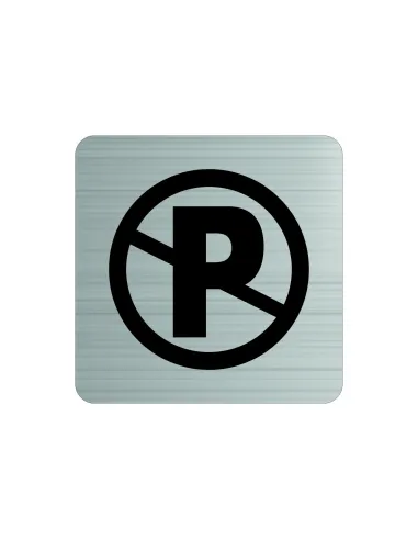 TABLICZKA tablica nierdzewna Z GRAWEREM zakaz PARKOWANIA piktogram