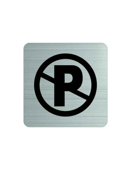 TABLICZKA tablica nierdzewna Z GRAWEREM zakaz PARKOWANIA piktogram