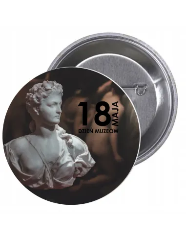 Przypinki buttony DZIEŃ MUZEÓW  znaczki badziki z grafiką