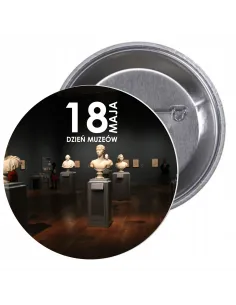 Przypinki buttony DZIEŃ MUZEÓW  znaczki badziki z grafiką