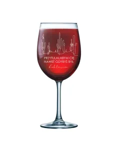 Kieliszek do wina grawer PREZENT dla kobiety żony