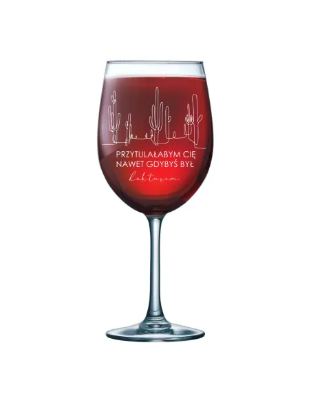 Kieliszek do wina grawer PREZENT dla kobiety żony