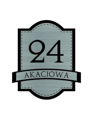 TABLICZKA TABLICA GRAWEROWANA ADRESOWA laminat grawerski numer domu
