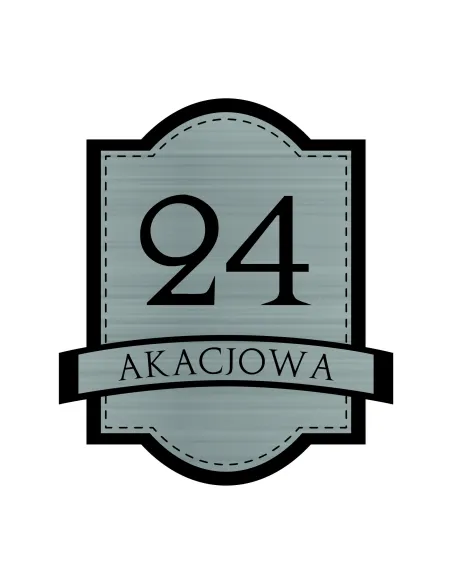 TABLICZKA TABLICA GRAWEROWANA ADRESOWA laminat grawerski numer domu