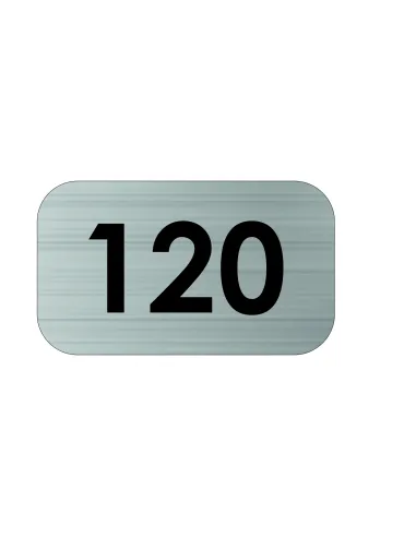 TABLICZKA TABLICA nierdzewna GRAWEROWANA numer numerek na drzwi