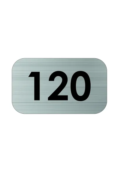 TABLICZKA TABLICA nierdzewna GRAWEROWANA numer numerek na drzwi