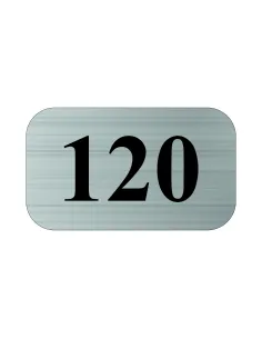 TABLICZKA TABLICA nierdzewna GRAWEROWANA numer numerek na szafkę