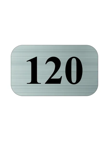 TABLICZKA TABLICA nierdzewna GRAWEROWANA numer numerek na szafkę