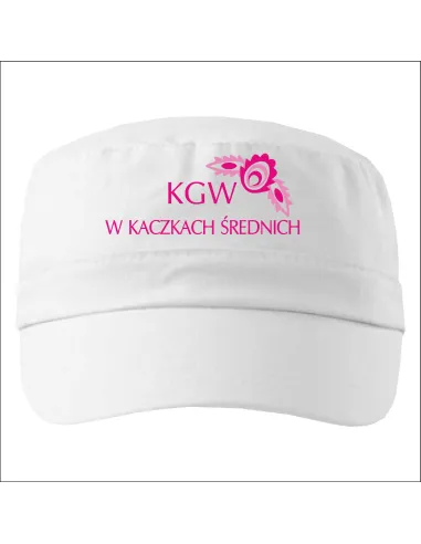CZAPKA LETNIA LATINO Z DASZKIEM z logo dowolnym HAFTEM KGW koło gospodyń wiejskich SUPERCENA