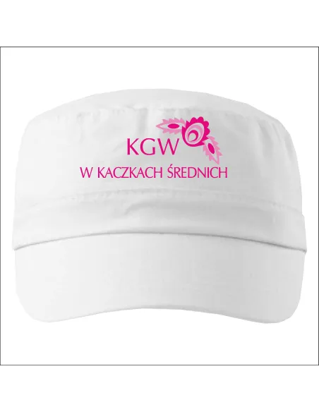 CZAPKA LETNIA LATINO Z DASZKIEM z logo dowolnym HAFTEM KGW koło gospodyń wiejskich SUPERCENA