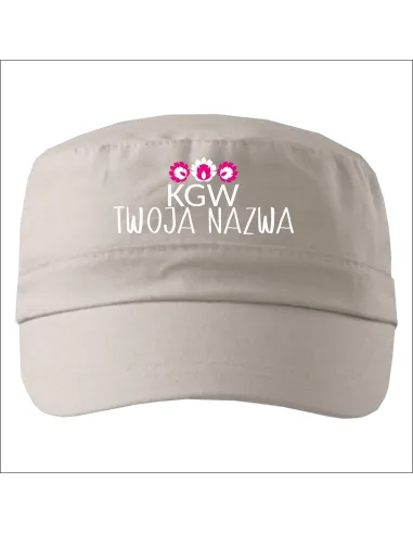 CZAPKA LETNIA LATINO Z DASZKIEM z twoim logo dowolnym HAFTEM KGW koło gospodyń wiejskich SUPERCENA