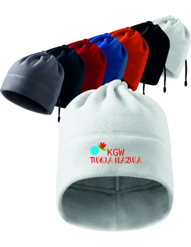 CZAPKA/KOMIN Z DOWOLNYM HAFTEM koło gospodyń wiejskich + twój NAPIS KGW