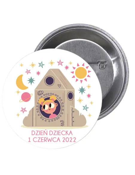 Przypinki buttony DZIEŃ DZIECKA  znaczki badziki z grafiką