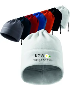 CZAPKA/KOMIN Z DOWOLNYM HAFTEM koło gospodyń wiejskich + twoja nazwa miejscowości KGW