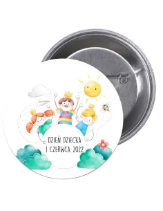 Przypinki buttony DZIEŃ DZIECKA  znaczki badziki z grafiką