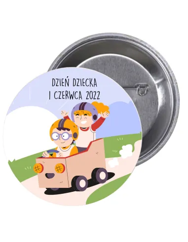 Przypinki buttony DZIEŃ DZIECKA  znaczki badziki z grafiką