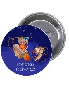 Przypinki buttony DZIEŃ DZIECKA  znaczki badziki z grafiką