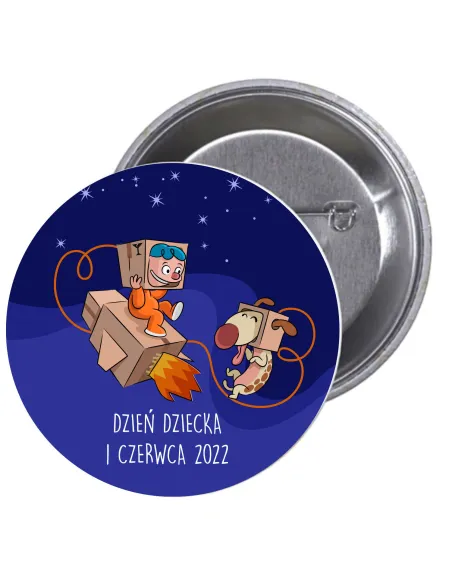 Przypinki buttony DZIEŃ DZIECKA  znaczki badziki z grafiką