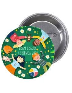 Przypinki buttony DZIEŃ DZIECKA  znaczki badziki z grafiką