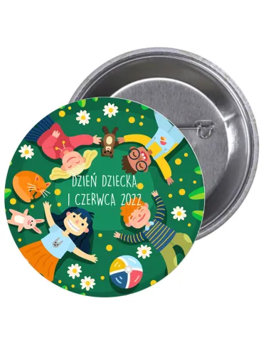 Przypinki buttony DZIEŃ DZIECKA  znaczki badziki z grafiką