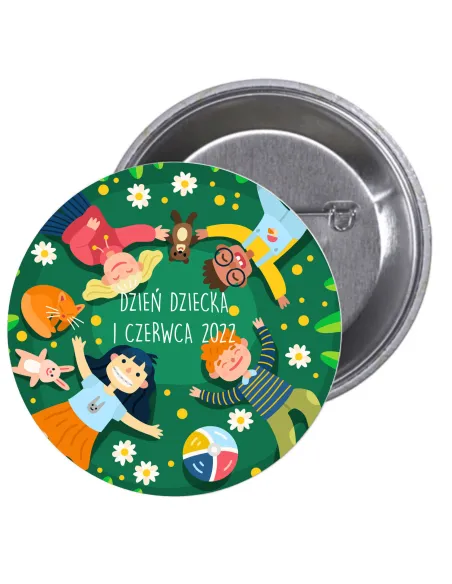 Przypinki buttony DZIEŃ DZIECKA  znaczki badziki z grafiką