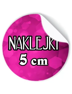 Naklejki firmowe z LOGO ETYKIETY REKLAMOWE twój nadruk grafika