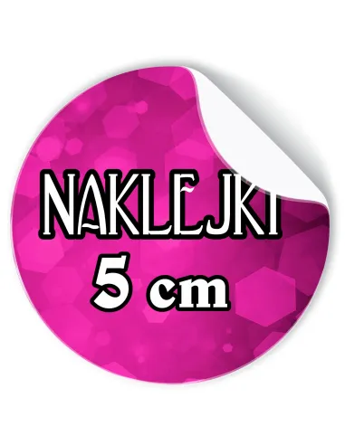 Naklejki firmowe z LOGO ETYKIETY REKLAMOWE twój nadruk grafika