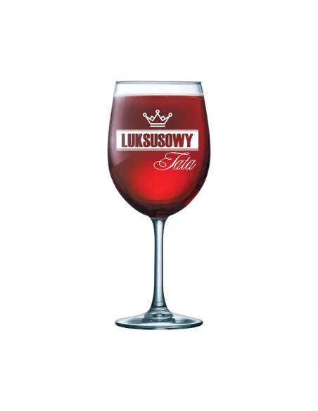 Kieliszek do wina grawer PREZENT dla taty ojca