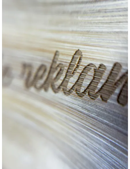 Bambusowy ZEGAR ścienny z grawerem z twoim LOGO tekstem