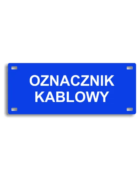 Oznaczniki kablowe tabliczki energetyczne na kable złącza kablowe GRAWEROWANE 7,5x3 cm