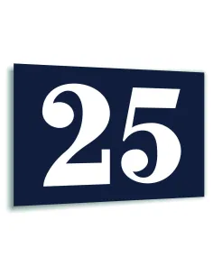 Tabliczka Tablica ADRESOWA Numer domu 40 x 30 cyfry ulica dibond antacyt