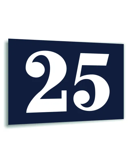 Tabliczka Tablica ADRESOWA Numer domu 40 x 30 cyfry ulica dibond antacyt