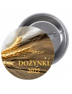 Przypinki buttony DOŻYNKI 2022  znaczki badziki z grafiką
