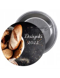 Przypinki buttony DOŻYNKI 2022  znaczki badziki z grafiką