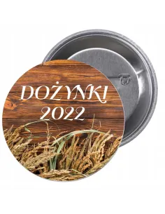 Przypinki buttony DOŻYNKI 2022  znaczki badziki z grafiką