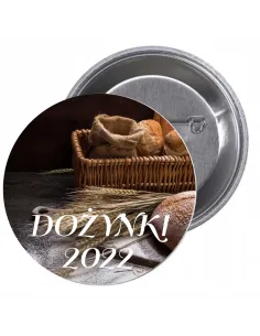 Przypinki buttony DOŻYNKI 2022  znaczki badziki z grafiką