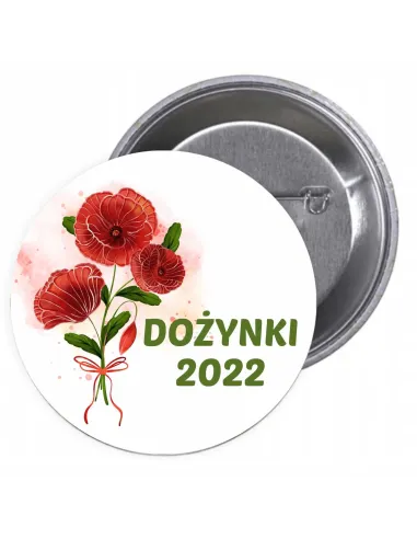 Przypinki buttony DOŻYNKI 2026  znaczki badziki z grafiką
