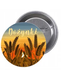 Przypinki buttony DOŻYNKI znaczki badziki z grafiką