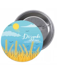 Przypinki buttony DOŻYNKI 2026  znaczki badziki z grafiką