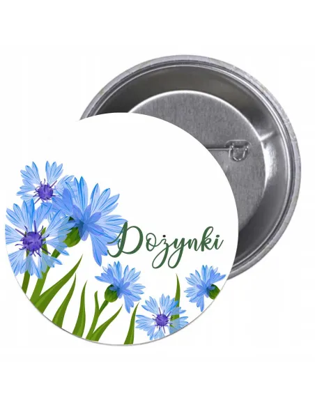 Przypinki buttony DOŻYNKI  znaczki badziki z grafiką