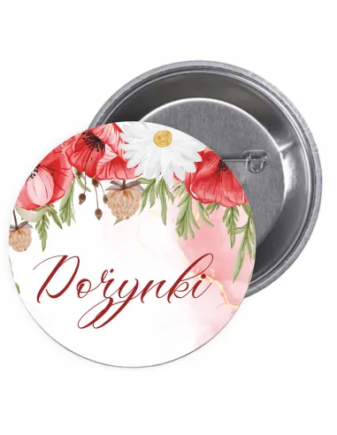 Przypinki buttony DOŻYNKI  znaczki badziki z grafiką