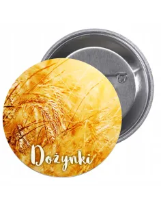 Przypinki buttony DOŻYNKI  znaczki badziki z grafiką