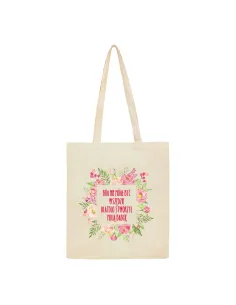 Eko torba z nadrukiem Bóg nie mógł być w wszędzie dlatego stworzył moją babcię