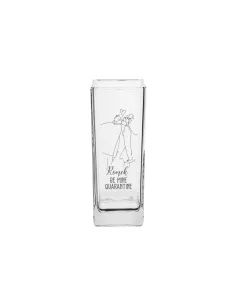 Wazon z grawer PREZENT dla chłopaka męża z napisem