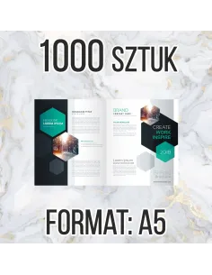 Katalog firmowy ofertowy A5 8str 1000 szt + projekt gratis