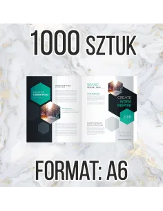 Katalog firmowy ofertowy A6 12 str 1000 szt + projekt gratis