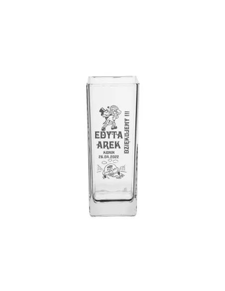 Wazon z grawer PREZENT podziękowania dla rodziców