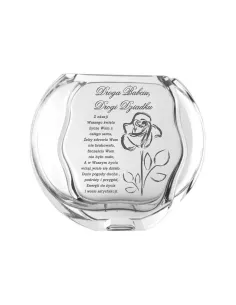 Wazon z grawer PREZENT dla Dziadków Babci Dziadka