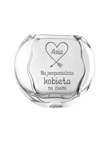 Wazon z grawer PREZENT na Dzień Kobiet Walentynki